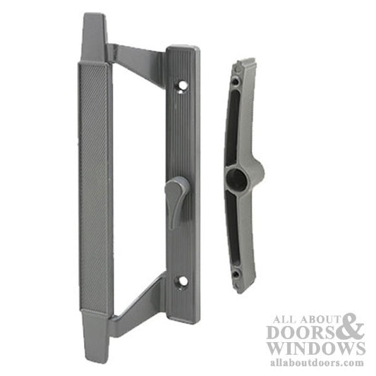 Handle Set for Malta and Howard Sliding Patio Doors 5-1/8" Hole Center Gray
