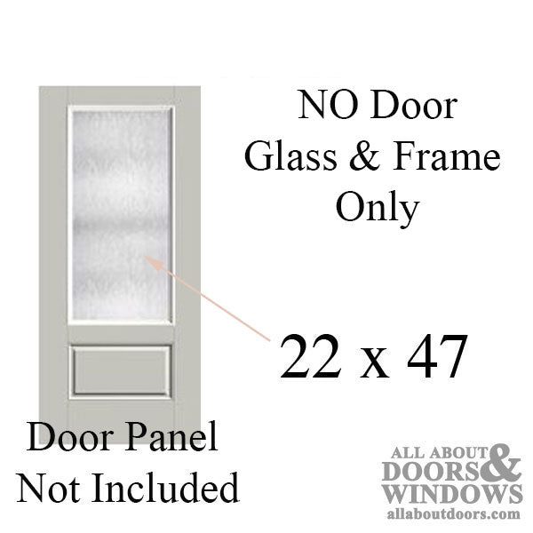 Therma Tru Door Lite Surround 0.75 Lite with 1 Inch Tempered Glass - Therma Tru Door Lite Surround 0.75 Lite with 1 Inch Tempered Glass