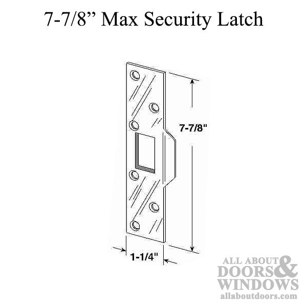 Strike, Maximum Security Deadlatch - Choose Color - Strike, Maximum Security Deadlatch - Choose Color