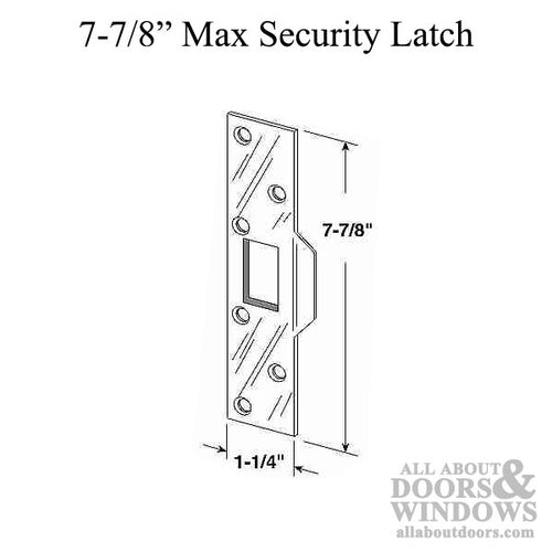 Strike, Maximum Security Deadlatch - Choose Color - Strike, Maximum Security Deadlatch - Choose Color