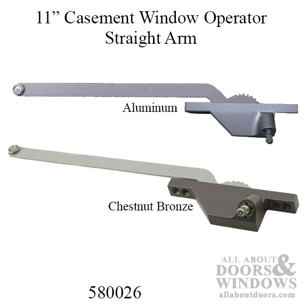 Truth 11 inch Single Arm Casement Operator, Right Hand, Face Mount - Choose Color - Truth 11 inch Single Arm Casement Operator, Right Hand, Face Mount - Choose Color