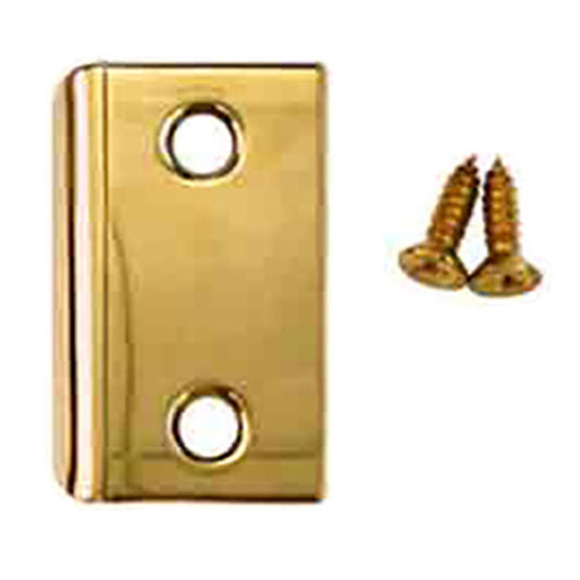 Andersen Jamb Strike Extender, 1-3/32" - Bright Brass