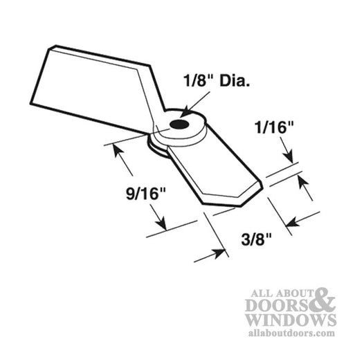 Window Screen Lock Clips / Turn Buttons - 8 Pack - Window Screen Lock Clips / Turn Buttons - 8 Pack