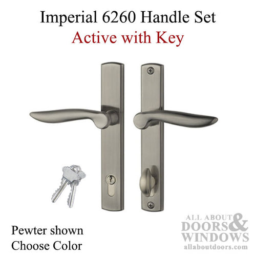 Handleset, Imperial 6260, Active with Key - Choose Color - Handleset, Imperial 6260, Active with Key - Choose Color