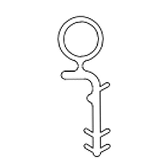 V020 Stile Weatherstrip, Beige, 79-9/16" length