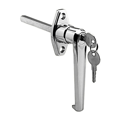 Locking L Handle with Keys for Garage Doors, Campers, & RVs - Locking L Handle with Keys for Garage Doors, Campers, & RVs