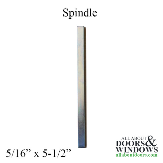 Spindle, solid  5/16" x 5-1/2"