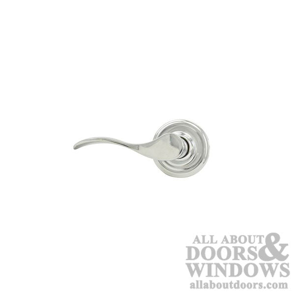 Weslock Bordeau Door Lever Left Handed Dummy Door Handle Set Bright Chrome - Weslock Bordeau Door Lever Left Handed Dummy Door Handle Set Bright Chrome