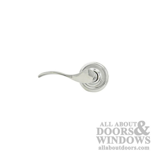 Weslock Bordeau Door Lever Left Handed Dummy Door Handle Set Bright Chrome - Weslock Bordeau Door Lever Left Handed Dummy Door Handle Set Bright Chrome