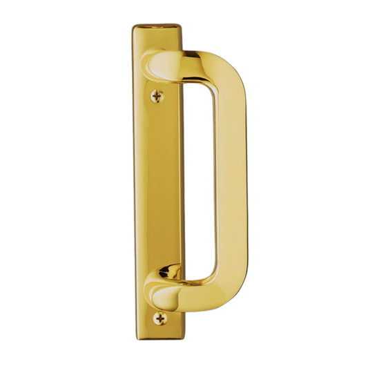 Andersen French-Wood Gliding Door Handle Anvers Bright Brass