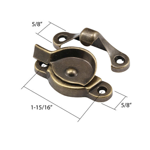 Sash/Cam Lock - Wood Sash Hardware, Diecast - Choose Color - Sash/Cam Lock - Wood Sash Hardware, Diecast - Choose Color