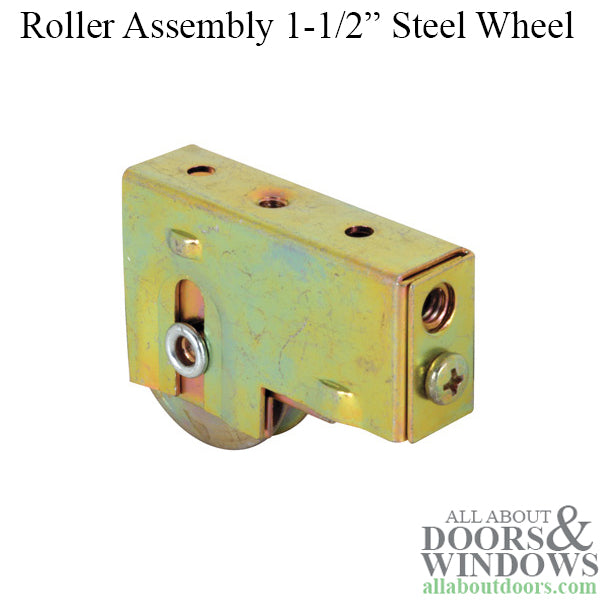 1-1/2  Steel  Wheel, Roller Assembly, 11/16 Housing - 1-1/2  Steel  Wheel, Roller Assembly, 11/16 Housing