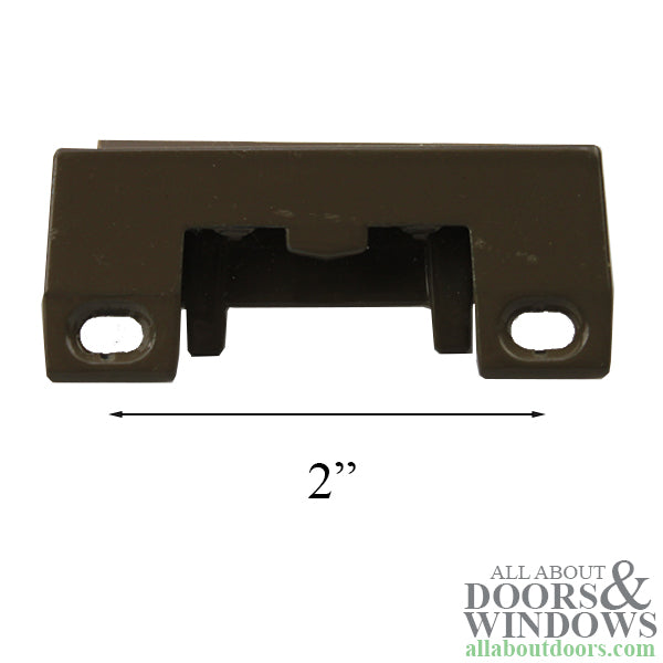 Blemished Bronze Sliding Window Keeper - 2