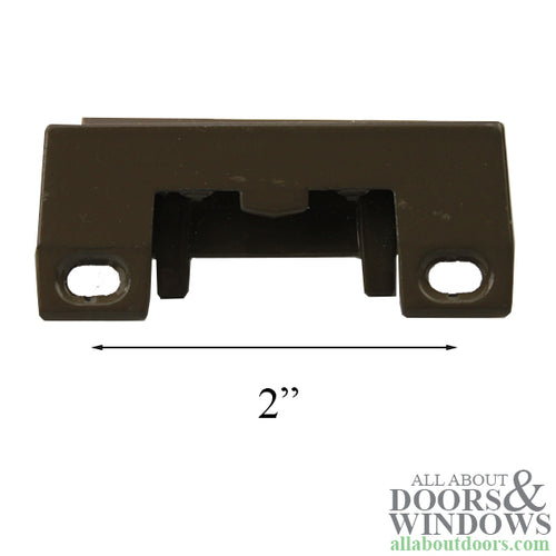 Blemished Bronze Sliding Window Keeper - 2