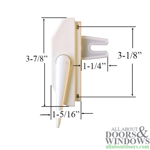 G-U Weather Shield Casement Sash lock, Visions 2001, Plastic - G-U Weather Shield Casement Sash lock, Visions 2001, Plastic