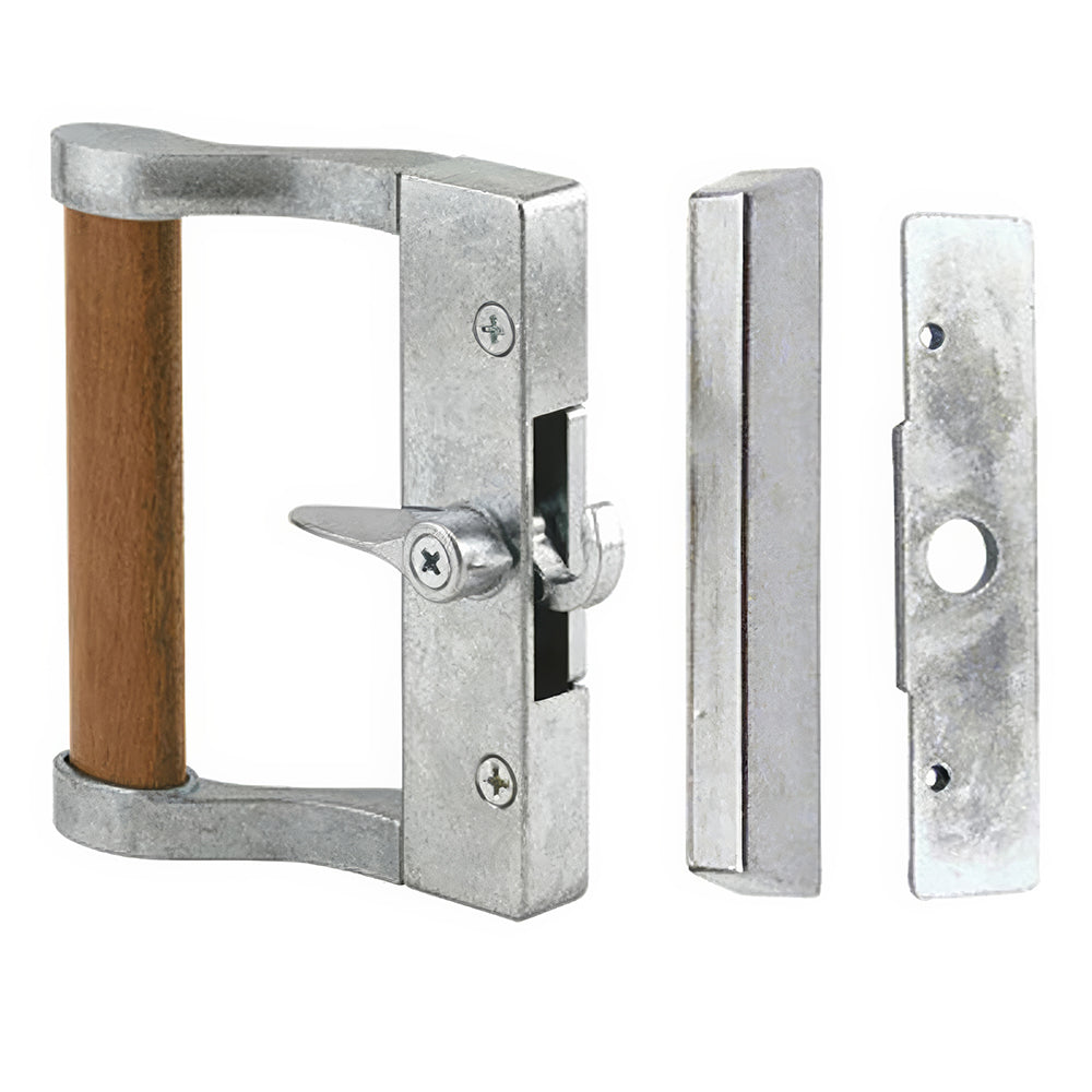 Sliding Patio Door Handle Set Diecast Zinc Inside and Outside Pull - Sliding Patio Door Handle Set Diecast Zinc Inside and Outside Pull