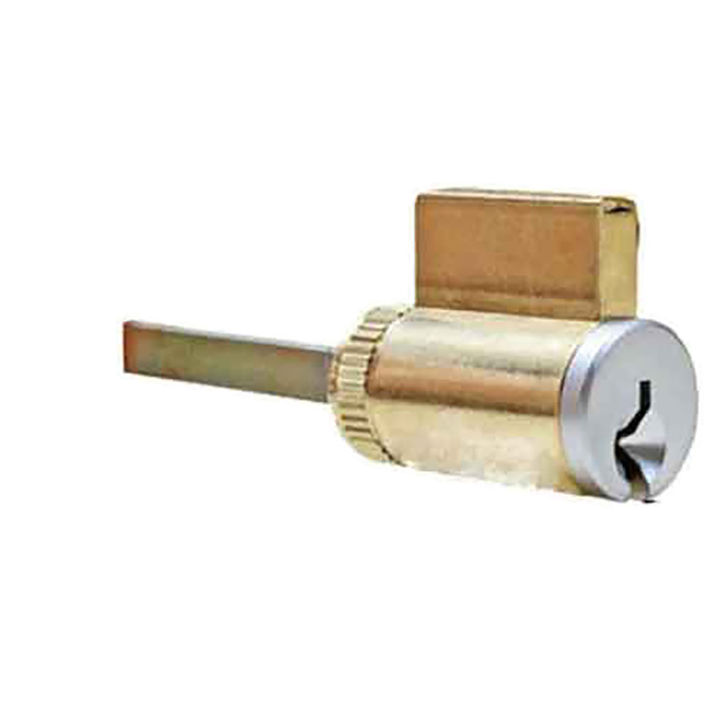 GMS American Key Cylinder with Keys, Kwikset Keyway - Brushed Chrome - GMS American Key Cylinder with Keys, Kwikset Keyway - Brushed Chrome