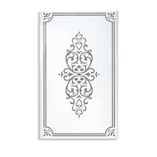 Therma Tru Door Side Lite with Frosted Images Etched Glass and Plastic Frame