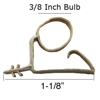 82'' length, Weatherstrip Leaf with Bulb - Beige - 82'' length, Weatherstrip Leaf with Bulb - Beige