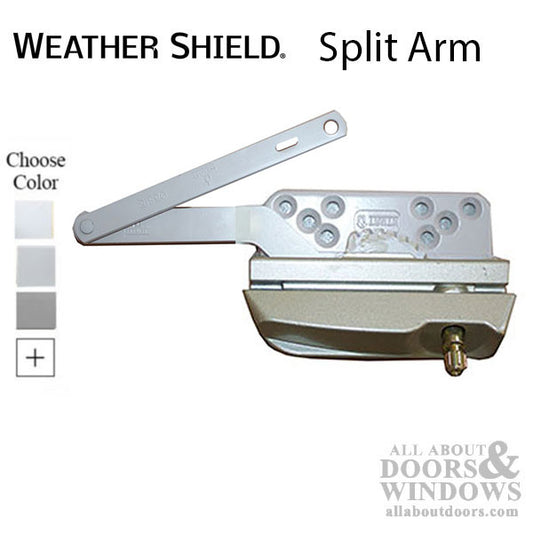 Truth 15.30 Weather Shield Split Arm Operator, Straight 4-1/2" Link, Right Hand