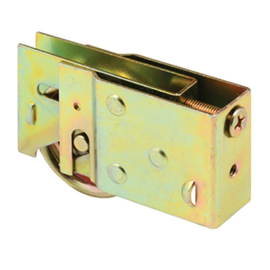 Sliding Door Roller With Adjustable Steel Plain Back Housing 1.5 Inch Steel Wheel Door Roller