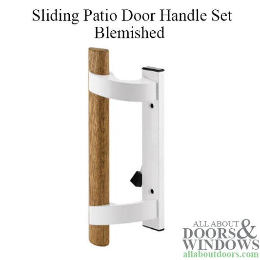 Sliding Patio Door Handle Set, Extruded Aluminum / Diecast - Blemished