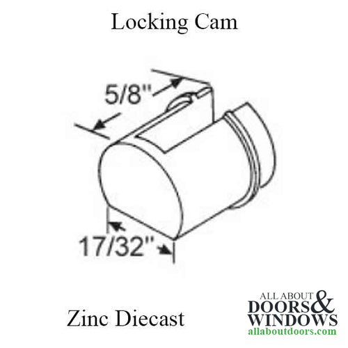 Locking Cam, 5/8