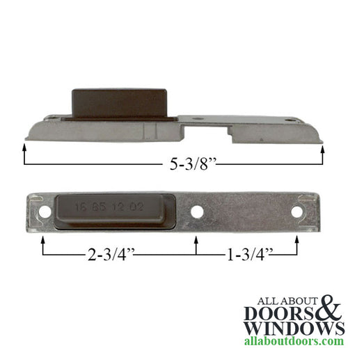 AGB Roller Cam and Bolt strike, 18x134x8.5mm, Non-Handed - AGB Roller Cam and Bolt strike, 18x134x8.5mm, Non-Handed