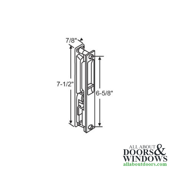 Flush Mount Handles For Patio Doors 6-5/8