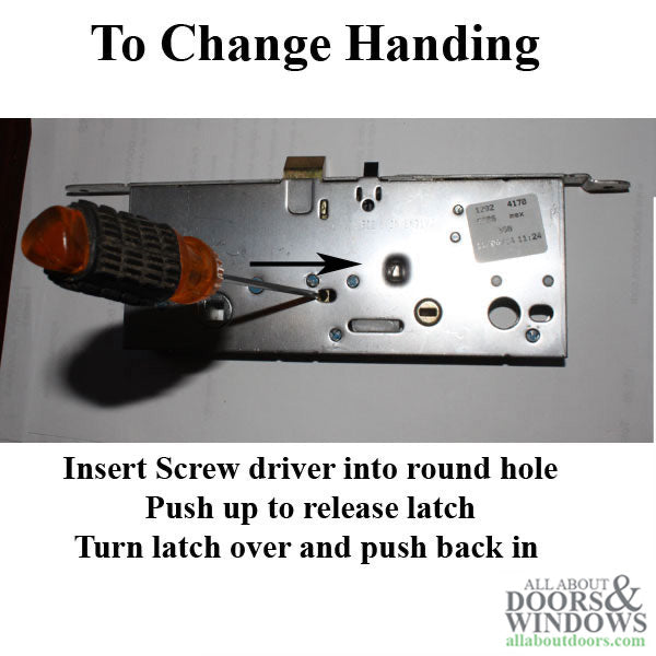 Mortsie Lock Single Point Active 60mm Backset Marvin, Caradco, Jeldwen doors - Mortsie Lock Single Point Active 60mm Backset Marvin, Caradco, Jeldwen doors