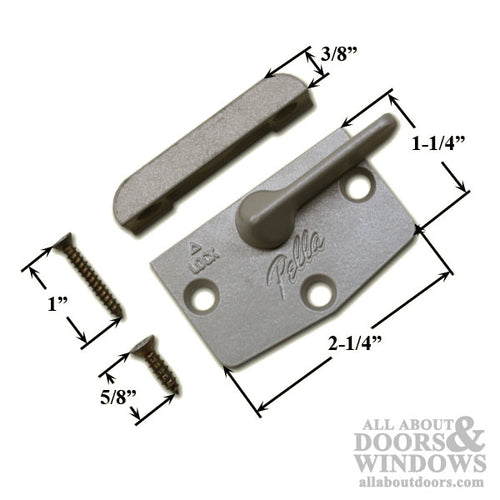 Pella Sash Lock With 3 Hole Swivel Latch Pella Designer Series Sash Lock - Pella Sash Lock With 3 Hole Swivel Latch Pella Designer Series Sash Lock