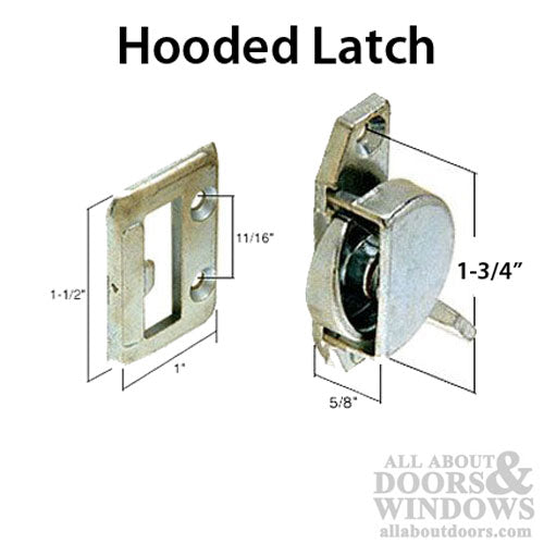 Sash Lock - Vinyl and Aluminum Sash Hardware, Die-cast - Bright Zinc - Sash Lock - Vinyl and Aluminum Sash Hardware, Die-cast - Bright Zinc