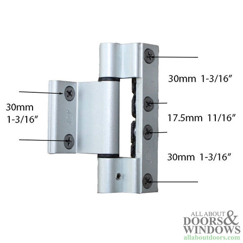 3 wing Pre-assembled hinge - 3 wing Pre-assembled hinge