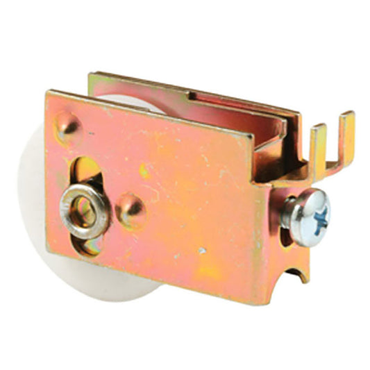 Door Roller For Sliding Doors Adjustable Aluminum U Tab With 1.25 Inch Nylon Wheel