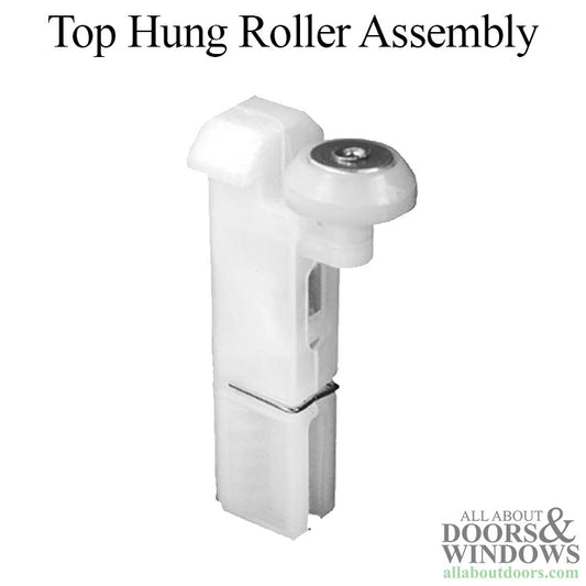 Top Hung Nylon Roller Assembly with 11/16" Wheel for Sliding Screen Door