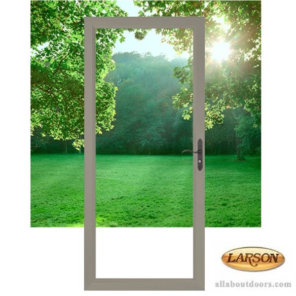 Larson Elegant Selection Full-View Storm Door (Clear Glass) - Larson Elegant Selection Full-View Storm Door (Clear Glass)