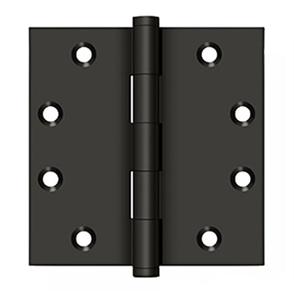 Solid Brass Door Hinges Square Corners 4 Ball Bearings Choose Color - Solid Brass Door Hinges Square Corners 4 Ball Bearings Choose Color