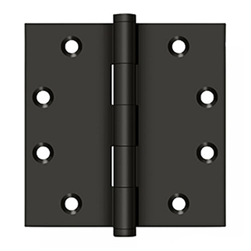 Solid Brass Door Hinges Square Corners 4 Ball Bearings Choose Color - Solid Brass Door Hinges Square Corners 4 Ball Bearings Choose Color