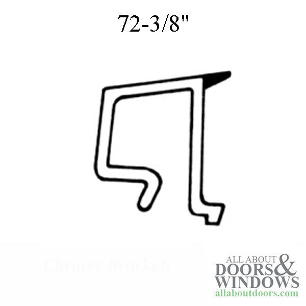 Perma-Shield® Gliding Door Glazing Bead 5/8 Inch Glass 72-3/8 Inch White - Perma-Shield® Gliding Door Glazing Bead 5/8 Inch Glass 72-3/8 Inch White