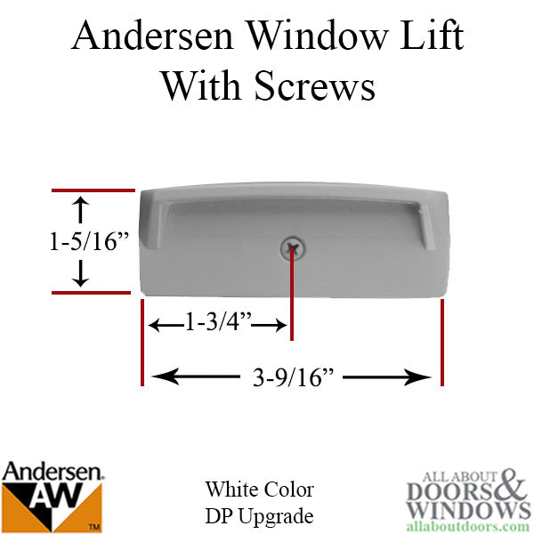 Andersen Perma-Shield Narroline Windows - Lift with Screws - DP Upgrade, White - Andersen Perma-Shield Narroline Windows - Lift with Screws - DP Upgrade, White