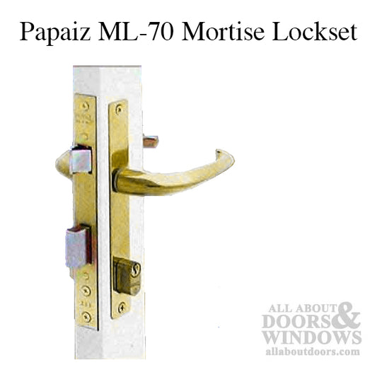 Unavail. Papaiz ML70 Storm Door Lock - Replacement Avail.