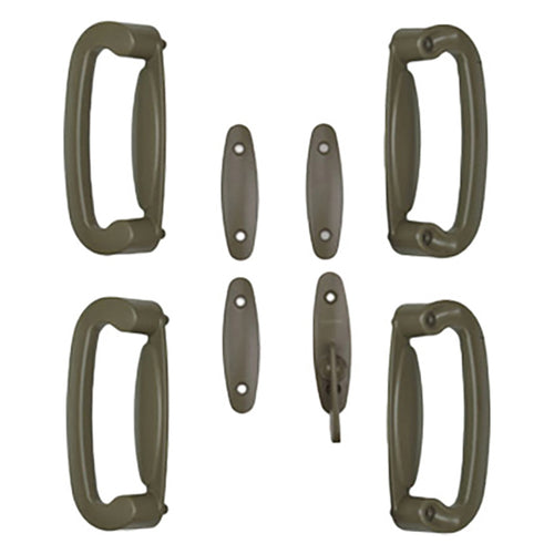 Andersen 4 Panel Gliding Door Tribeca Interior/Exterior Hardware Set - Stone - Andersen 4 Panel Gliding Door Tribeca Interior/Exterior Hardware Set - Stone