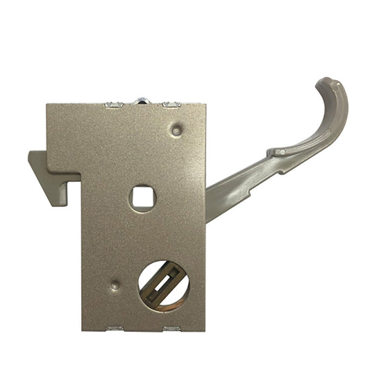 Sliding Door Flat Screen Handle and Strike Kit, Plastic - Champagne