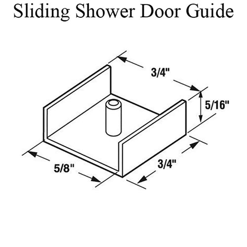 Guide, Sliding Shower Door - Guide, Sliding Shower Door