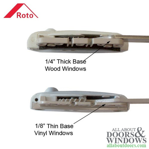 Roto Awning Operator, X-Drive for Wood Windows, Sill mounted - Roto Awning Operator, X-Drive for Wood Windows, Sill mounted