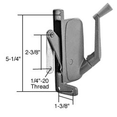 Operator, Type 2 Awning Window, Look-Rusco  RH 5-1/4 inch - Operator, Type 2 Awning Window, Look-Rusco  RH 5-1/4 inch