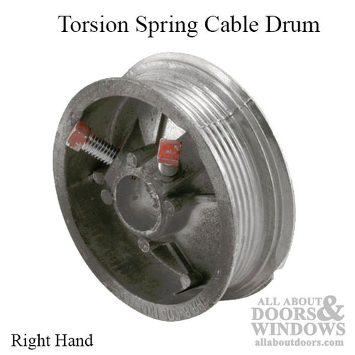 Torsion Spring Cable Drum, Garage Door - Right Hand - Torsion Spring Cable Drum, Garage Door - Right Hand