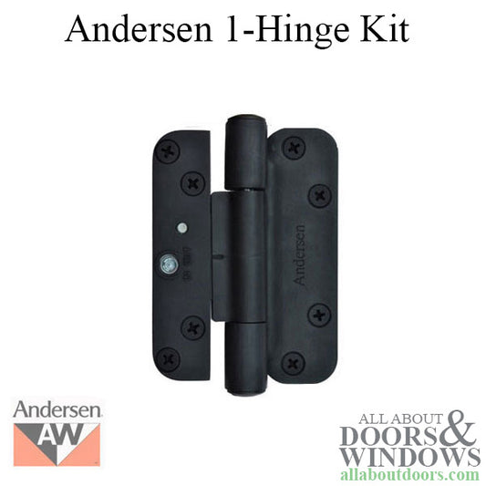 Andersen Single Hinge, Right Hand (2005-Present) - Black