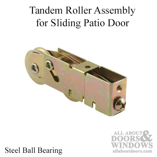 Door Roller For Sliding Patio Door 1 Inch Two Steel Wheel Door Roller