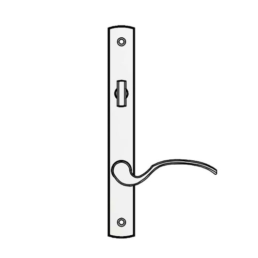 Truth Sentry Lock Handle Set, Traditional, Decorative finish over Brass, PVD Chrome